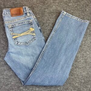 Rank 45 Straight Leg Jeans Mens 29x30 Blue Cowboy Denim Stretch Medium Wash